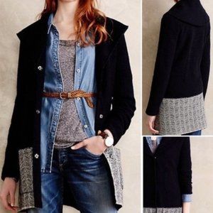 Anthropologie Angel of the North Sweater Coat